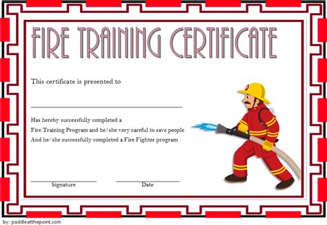 Fire Fighters Certificate on Behance