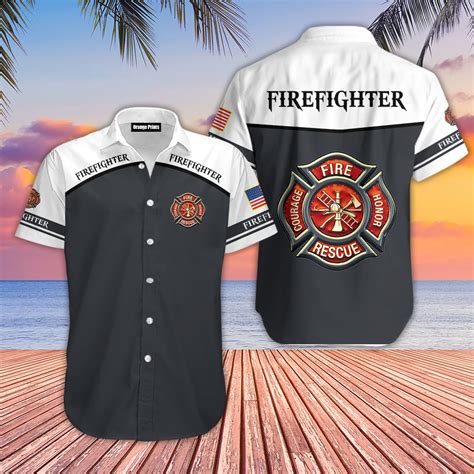 Get Summer Ready with Our Firefighter Hawaiian Shirts!