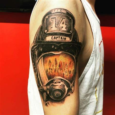 Firefighter Fire fighter tattoos, Firefighter tattoo