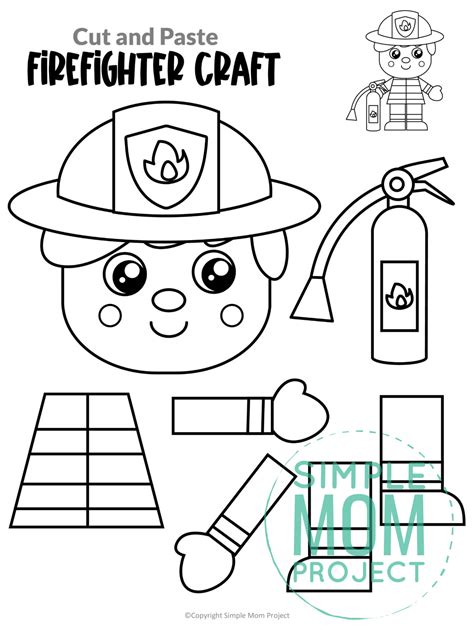 Firefighter Craft Template