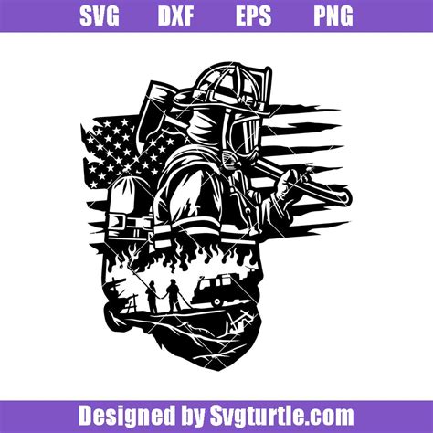 Blaze a Trail to Creativity with our Free Firefighter SVG Collection