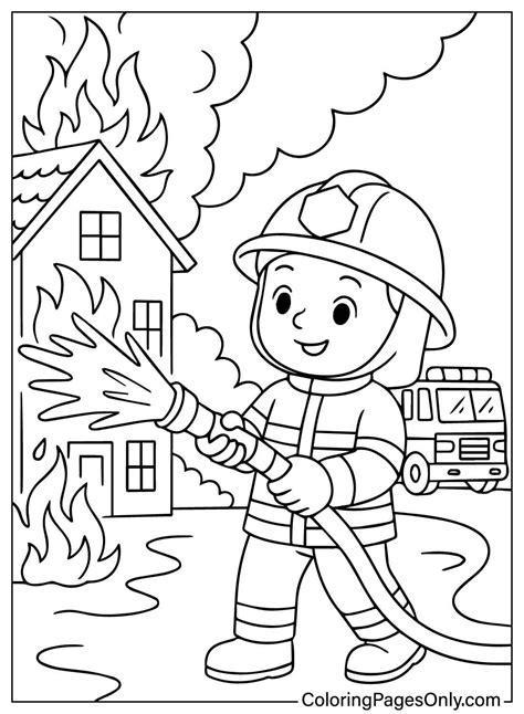 Fireman Coloring Pages