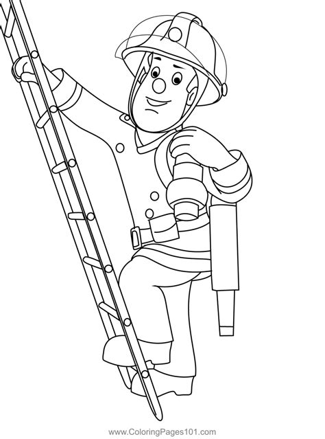 Fireman Sam Coloring Pages