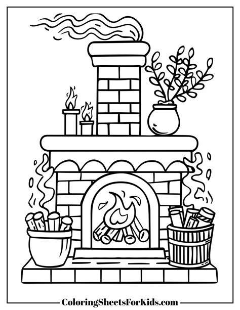 Fireplace Color Page