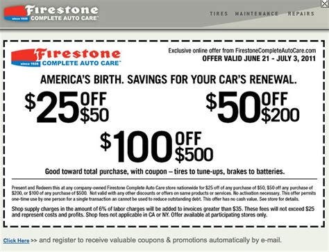 Firestone Coupons Printable Coupons