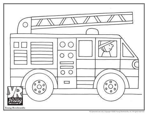 Firetruck Coloring Pages