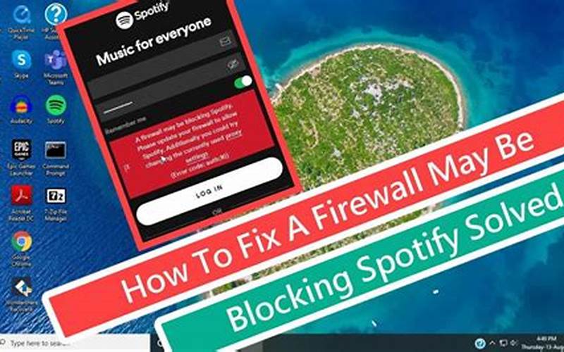 Firewall Blocking Spotify