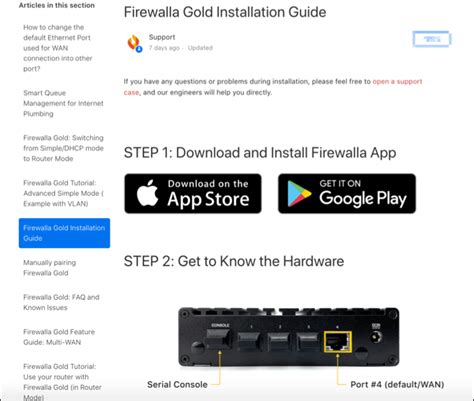 Firewalla Gold Setup