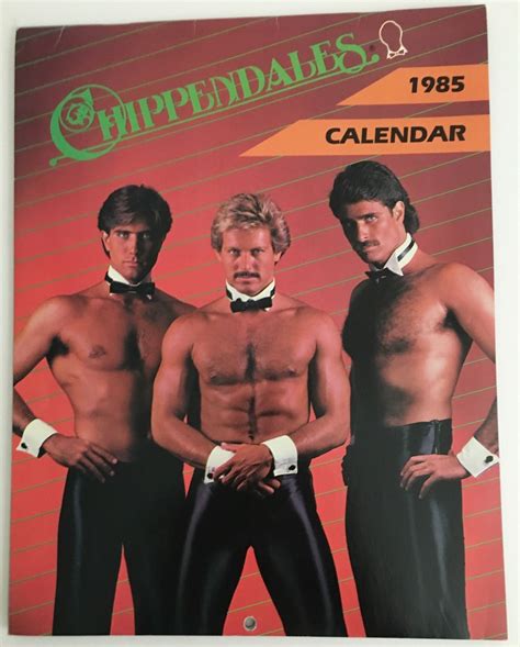 First Chippendales Calendar