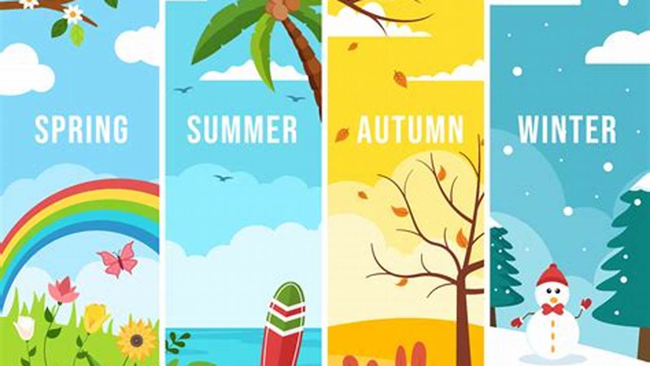 First Day Of Spring Summer Fall Winter 2024