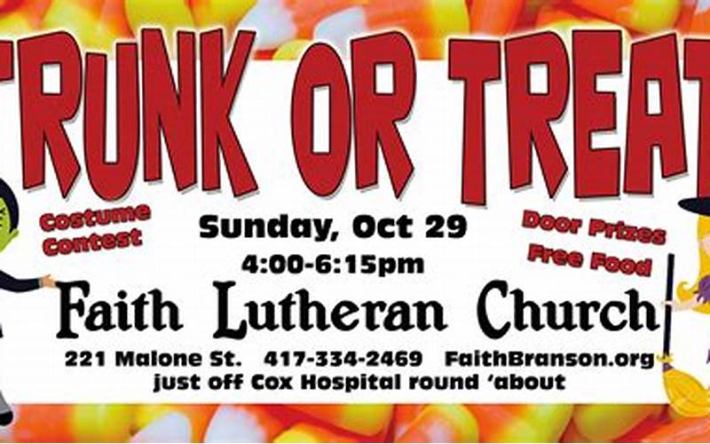 First Lutheran Church Trunk Or Treat