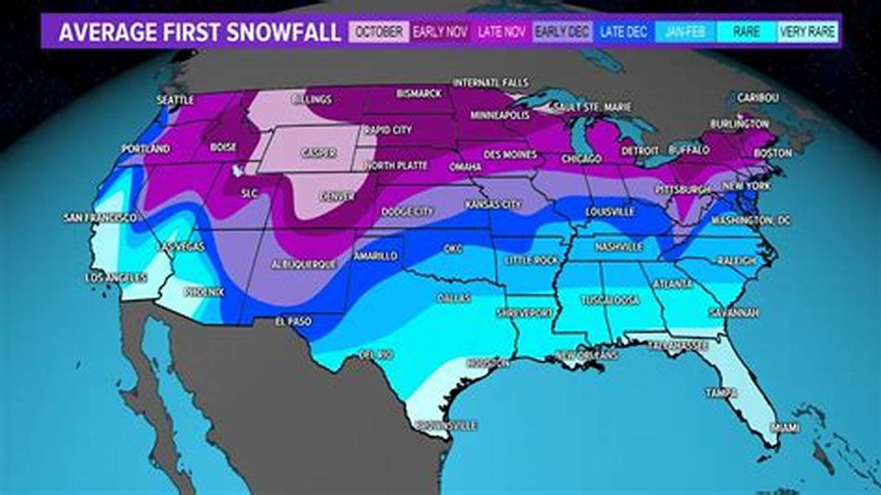 First Snowfall Prediction 2024
