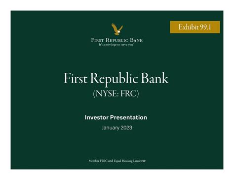 First Republic Investor Relations