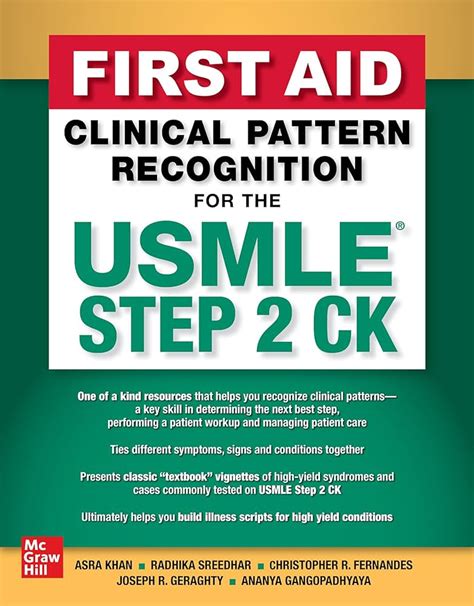First Aid Clinical Pattern Recognition For The USMLE Step 2 CK
