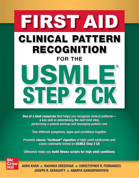 First Aid Clinical Pattern Recognition For The USMLE Step 2 CK Highlights
