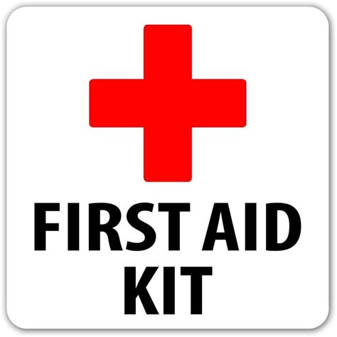 First Aid Kit Label Printable