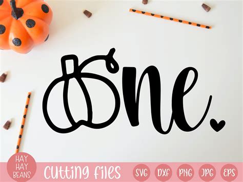 Celebrate in Style with Our Adorable First Birthday Pumpkin SVG - Perfect for Halloween and Fall-Themed Parties!