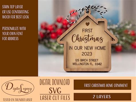 Magical Moments Await: Celebrate Your First Christmas in Your New Home with Our Festive First Christmas In New Home Svg Collection!