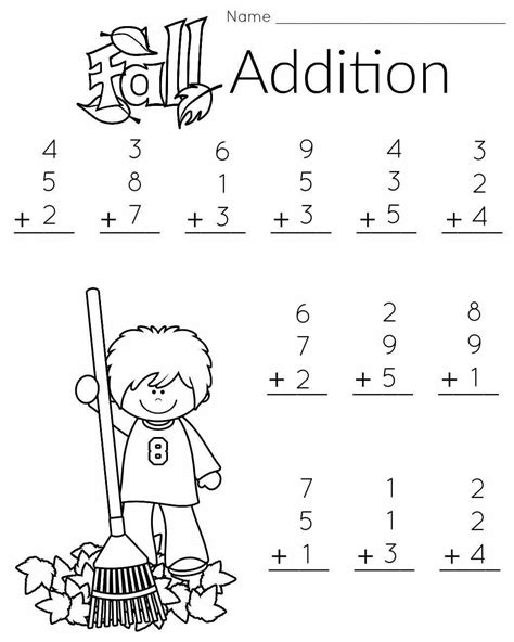 First Grade Math Worksheets