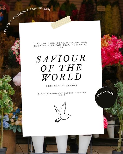 First Presidency Easter Message 2025