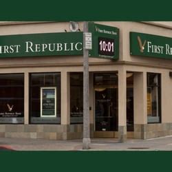 First Republic Bank Irving Street San Francisco