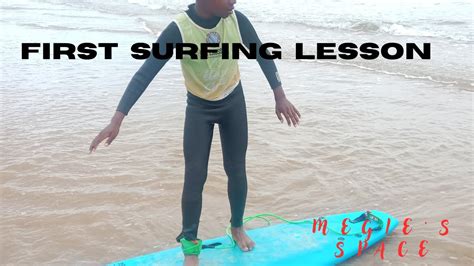 First Surfing Lesson