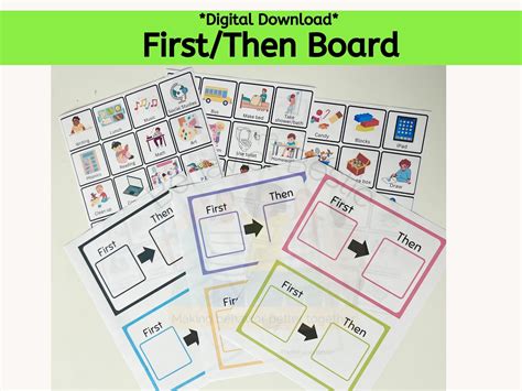 First Then Visual Schedule Printable