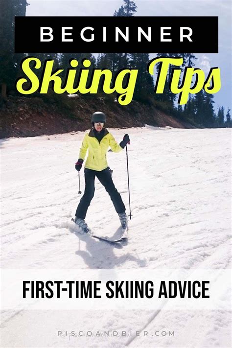 First time skiing