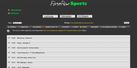 FirstRowSports Service