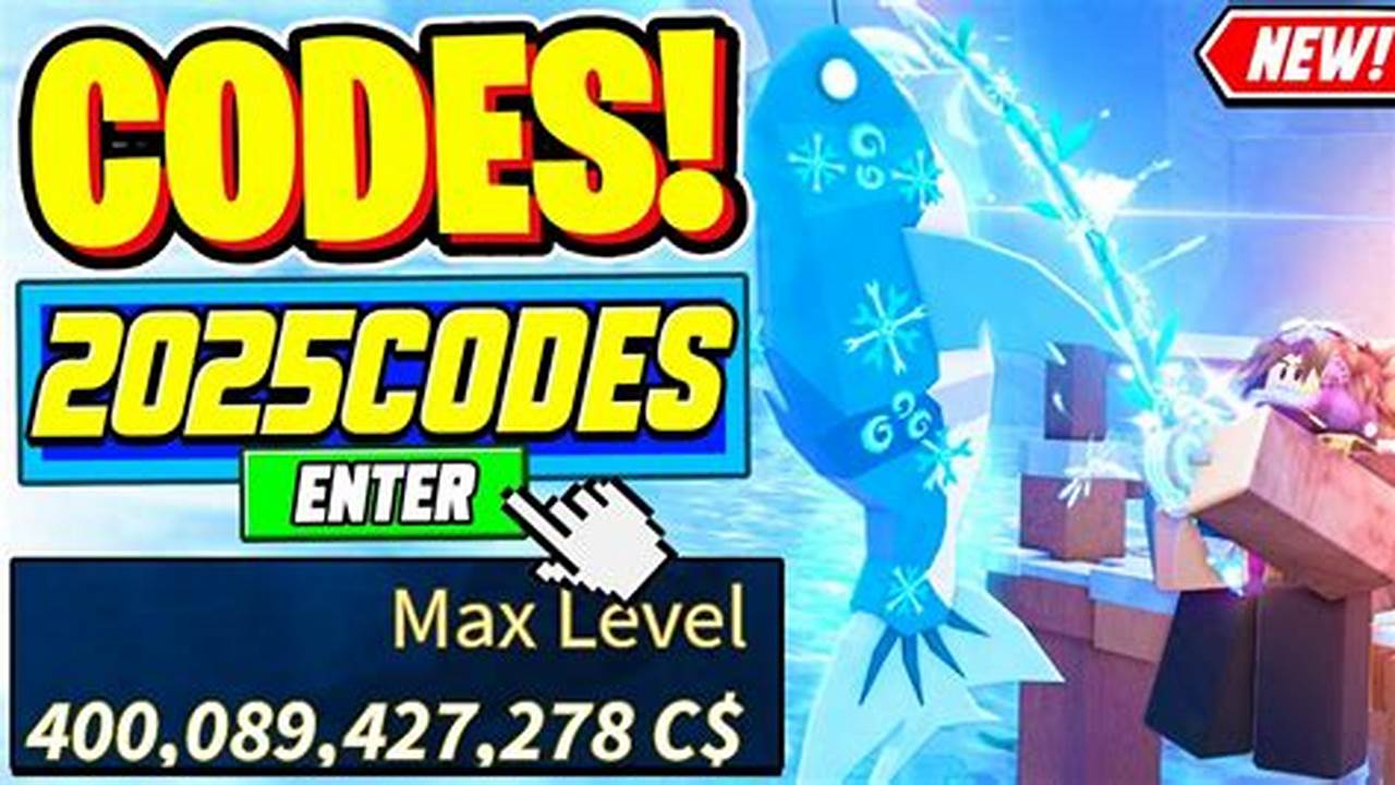 Fisch Codes Roblox 2025 March
