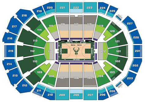 Fiserv Arena Seating Chart