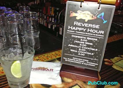 Fish Bar Manhattan Beach Drinks and Happy Hour