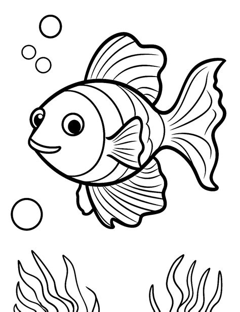 Fish For Coloring Pages