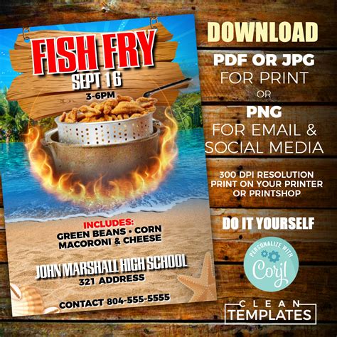 Fish Fry Template