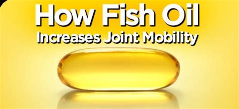 Fish Oils for Joint Mobility