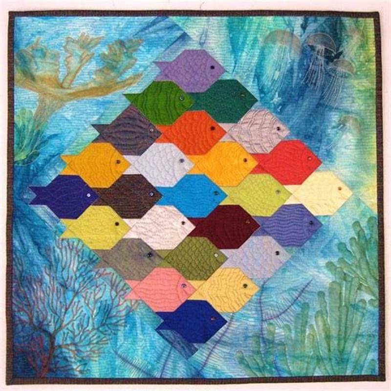 Fish Quilt Block Pattern