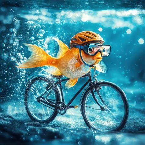 Fish Riding A Bicycle