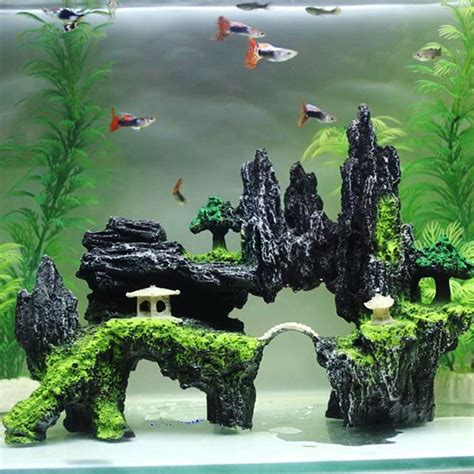 Fish Tank Decorations Nature Aquarium