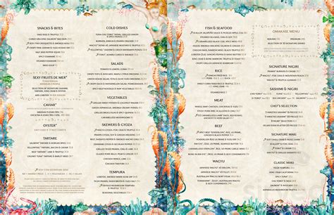 Fish Tasting Menu