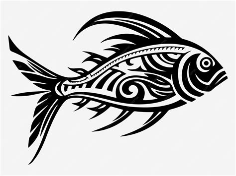 Fish Tattoo Tribal