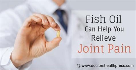 Fish oil and joint pain