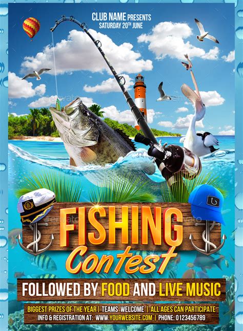 Fishing Tournament Flyer Template PosterMyWall
