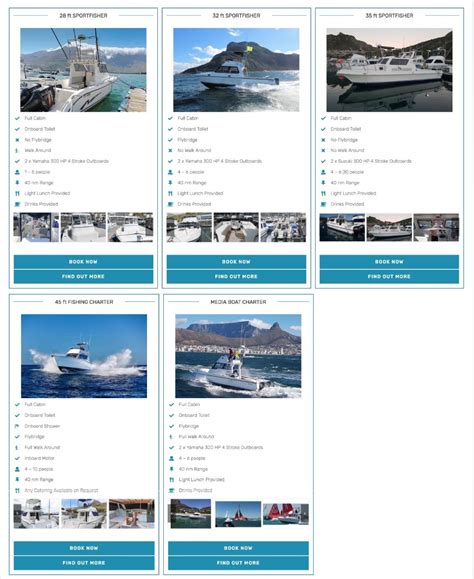 Fishing Charter Selection