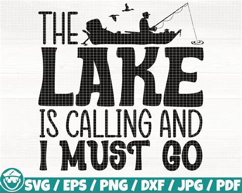 Download Fishing Is Calling Svg Files
