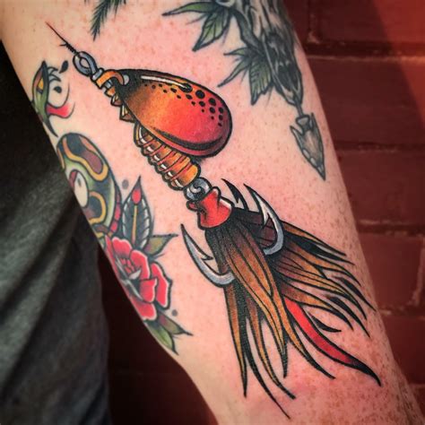 Fishing Lure Tattoo