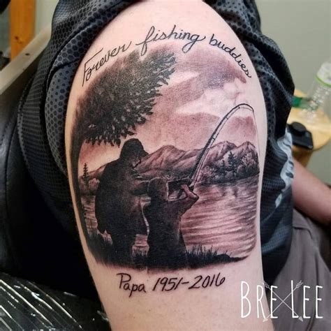 Fishing Memorial Tattoo