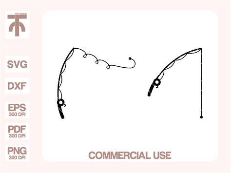 Take the Bait with Our Incredible Fishing Pole SVG Bundle: Hooked on Unbeatable Designs!