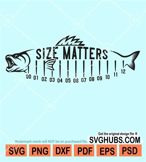Get Hooked on Precision with our Premium Fishing Ruler Svg - The Ultimate Tool for Anglers!