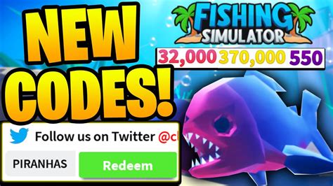 Fishing Simulator Codes - Roblox - June 2023 -