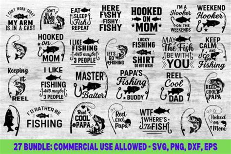 Reel in the Best Catch with Our Ultimate Fishing SVG Bundle: Hooked on High-Quality Graphics!
